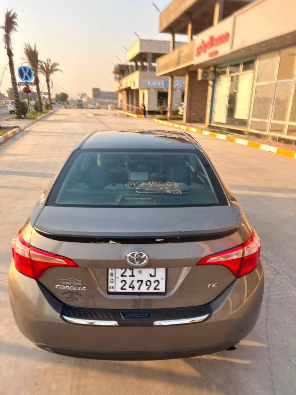 كورلا 2018 

سيارة نضيفة وجديدة كلش داخل وخارج كلشي شغال تبريد ثلج تدفئة خيير وبركة حتى نضام الايكو شغال انضمة قيادة ثلاثية محرك 1800 اقتصادي جداً 

السيارة بيها مكانات رش صبغ اثر جراد ابيع حزام مكفولة من الدواخل رقم سليمانية هزة وسنوية ورقم جديد تحويل ثاني يوم 

السيارة مكانها بعقوبة رقمي 
***********
*********** بعقوبة, ديالى

