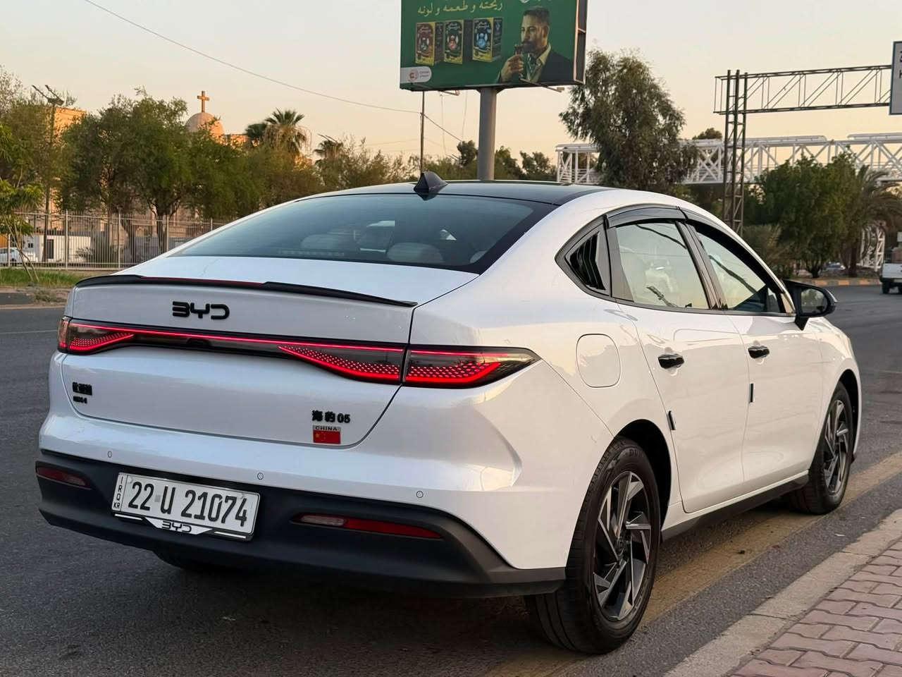 🚘 السلام عليكم 👋🏻
🔴 BYD Seal 5

✅ ماشية 17 ألف كم فقط
✅ مواصفات معروفة وغنية عن التعريف
✅ عليها إضافات وإكسسوارات مرتبة
✅ ويل كب قياس 17 
✅ تخم تايرات دلوب ياباني
✅ رقم أربيل (سعر اغلى من رقم بغداد ب 13 ورقة)

💵 السعر: 133 وبيها مجال بسيط.

📞 للاستفسار: ***********
📍 الموقع: بغداد
