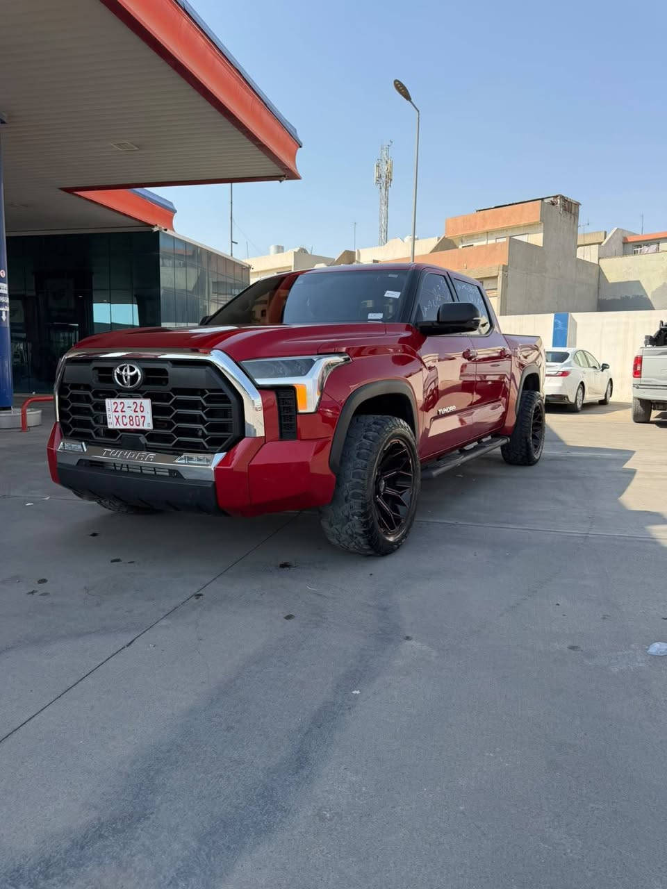 * 🚙 Toyota Tundra SR5 2024
* 🛻 Crew Cab
* 🔧 3.4L V6 Twin-Turbo
* ⚡ 389 حصان
* ⚙️ أوتوماتيك
* 🛞 4×2 دفع خلفي
* ⛽ بنزين
* 👥 5 ركاب
* 🔑 مفتاح موجود
* 🔴 أحمر
* 📏 37,986 ميل = حوالي 61,133 كم
* 💡 DRL + تبديل أوتوماتيكي للضوء العالي
* 📱 نظام تشغيل بدون مفتاح
* 🛡️ ESC + Traction Control
* 🛡️ Airbags أمامية + جانبية + ستائرية
* 🚗 نظام دعم الفرملة الديناميكي.
* سيارة بدون صبغ
* بدون رقم 
* ايرباك سيستم 
* السعر 325$ ورقة
* ا واتساب
☎️***********☎️***********
