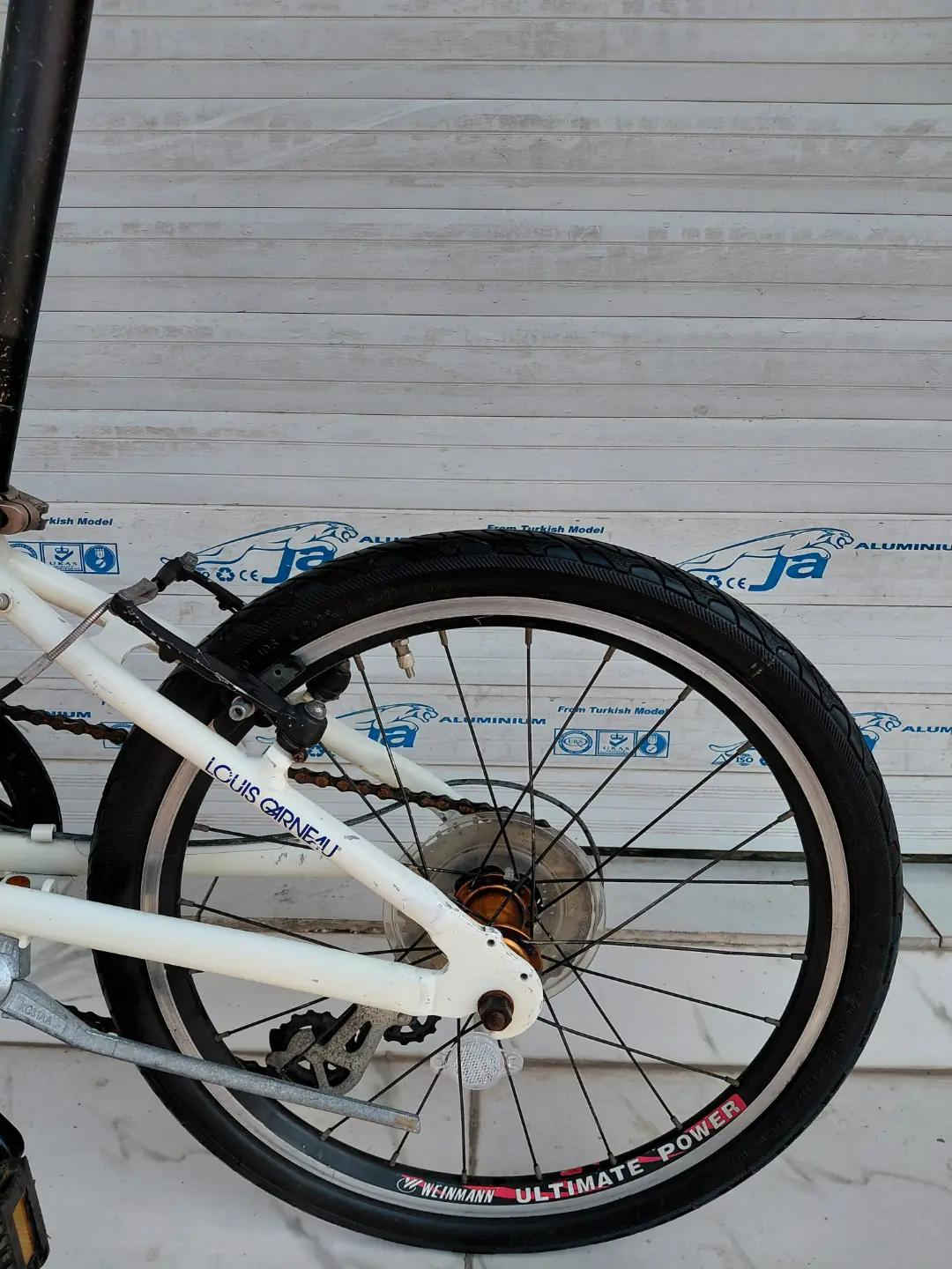 LOUIS GARNEAU FOLDING BIKE حجم 20 المنيوم بالكامل    ✈يوجد توصيل لجميع المحافضات ✈ كركوك مدخل سايدين حي الاسرى والمفقودين  معرض ابو شيفان ( *********** )
