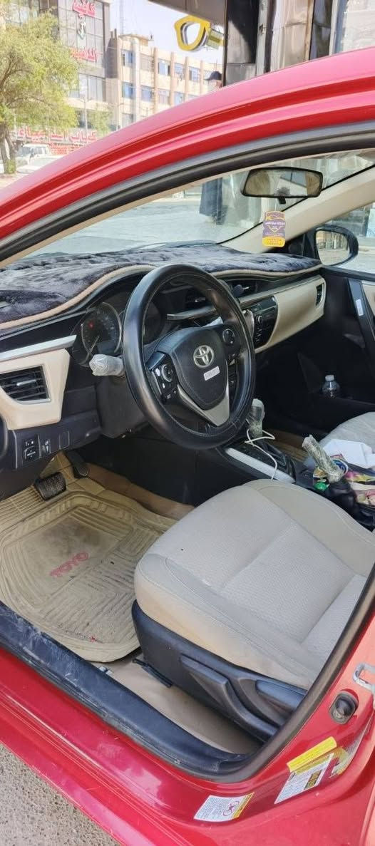 🚗 #للبيع: تويوتا كورولا 2014 (وارد أمريكي) 🚗

🔴 اللون: أحمر مميز ونظيف جداً.

⚙️ الوضع الميكانيكي: كير، محرك، وتبريد وتدفئه مكفول 100% (بشرط الفحص).

🛠️ الضرر: نصف بنيد ودعامية، مع تعديل على قد شبر في الشاصي (تعديل فقط بدون قص أو تبديل صور الحادث منشورة

📝 : السيارة باسمي والتحويل ثاني يوم رقم انكليزي مشروع وطني يتحول باي مكان سنويه ل٢٩

💵 السعر: 107 ورقة (وقابل للتفاوض البسيط للجادين).

📍 الموقع: بغداد - بغداد الجديدة. او الشعب 

📞 للتواصل: ***********
