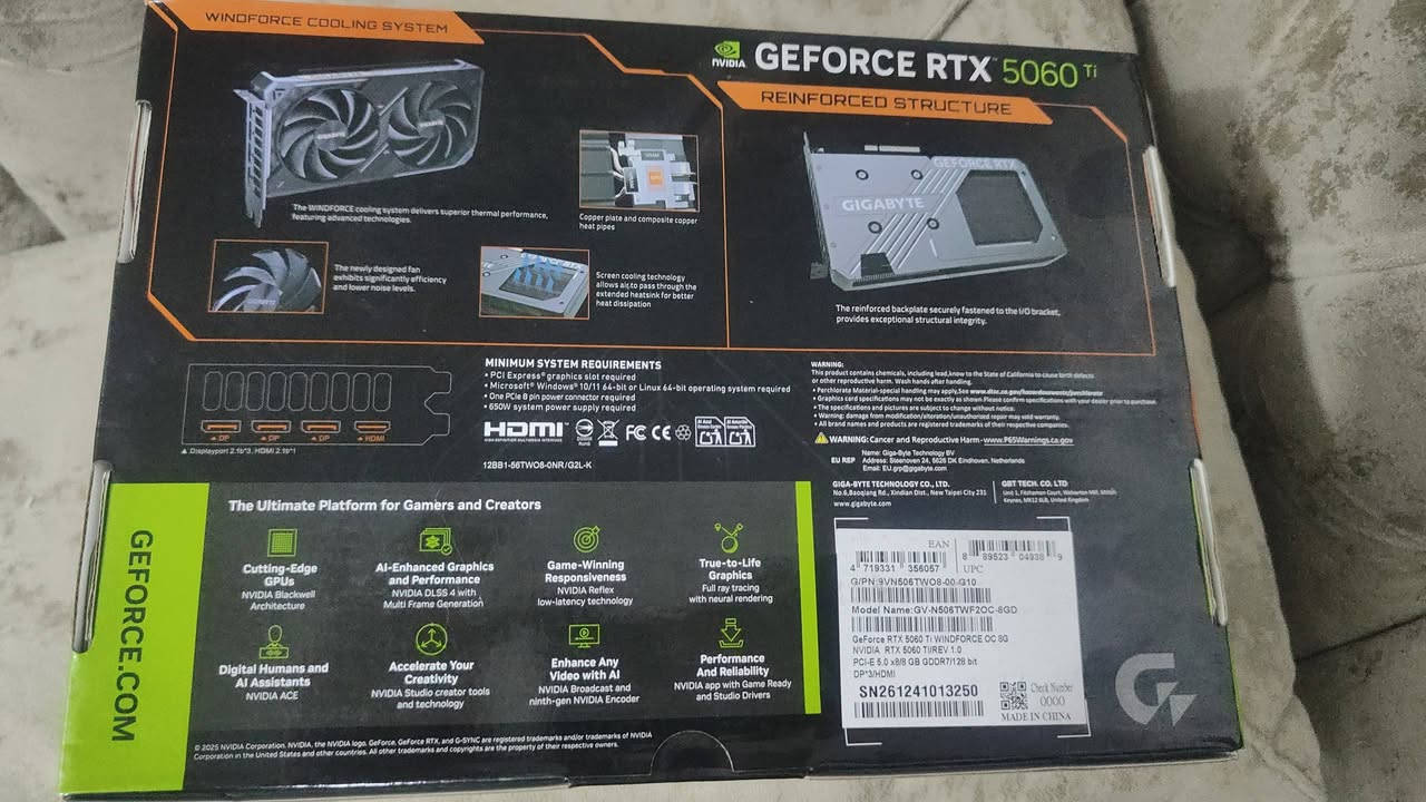 5060ti 8g 2 fans 
جديد 
السعر 740,000
واتس اب ***********
