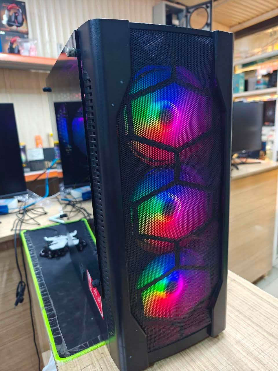 CPU XEON E5 V2 6CORE
RAM 2*16GB DDR3 NEW
SSD 512GB NEW
GPU GTX 1650 4GB PNY
PSU AIGO 500W+80 NEW
CASE RGB 4FAN GAMING
CPU COOLER TAWER NEW
للتواصل ***********
290,000
