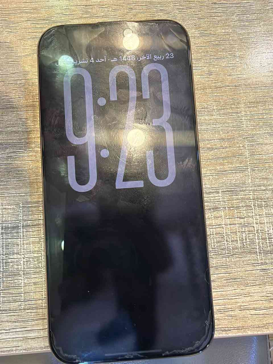 للبيع ايفون 16 برو ماكس
ذاكره 256
بطاريه 89
ضمان ماستر
نضافه 98‎%‎
السعر مليون و300قفل
العنوان حي البنوك 
***********

نص مكتوب في الصور:
- 9:24 48 حالة البطارية حالة البطارية تعمل بطارية iPhone هذه على النحو المتوقع. حول البطارية والضمان... عادية الحد الأقصى للقدرة 89% هذا قياس لقدرة البطارية مقارنة بقدرتها عندما كانت جديدة. قد تتسبب القدرة المنخفضة في ساعات الاستخدام بين عملية الشحن والأخرى. عدد الدورات 762 هذا هو عدد مرات استهلاك iPhone لققدرة البطارية. معرفة المزيد... تاريخ التصنيع تشرين الأول 2024 أول استخدام كانون الثاني 2025
- 9:24 48 < حول الاسم إصدار iOS < iPhone (14) < 27.0.1 اسم الطراز iPhone 16 Pro Max رقم الطراز MYWJ3AE/A الرقم التسلسلي M2T21TD2MJ انتهت صلاحية التغطية < الأغاني 0 الفيديوهات 730 الصور 2,987 التطبيقات 52 السعة 256 غ.ب. متوفرة 24.02 غ.ب. عنوان Wi-Fi 58:66:6D:37:99:13