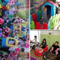 روضة كاملة • ألعاب روضة • سبلت ٢٫٥ طن