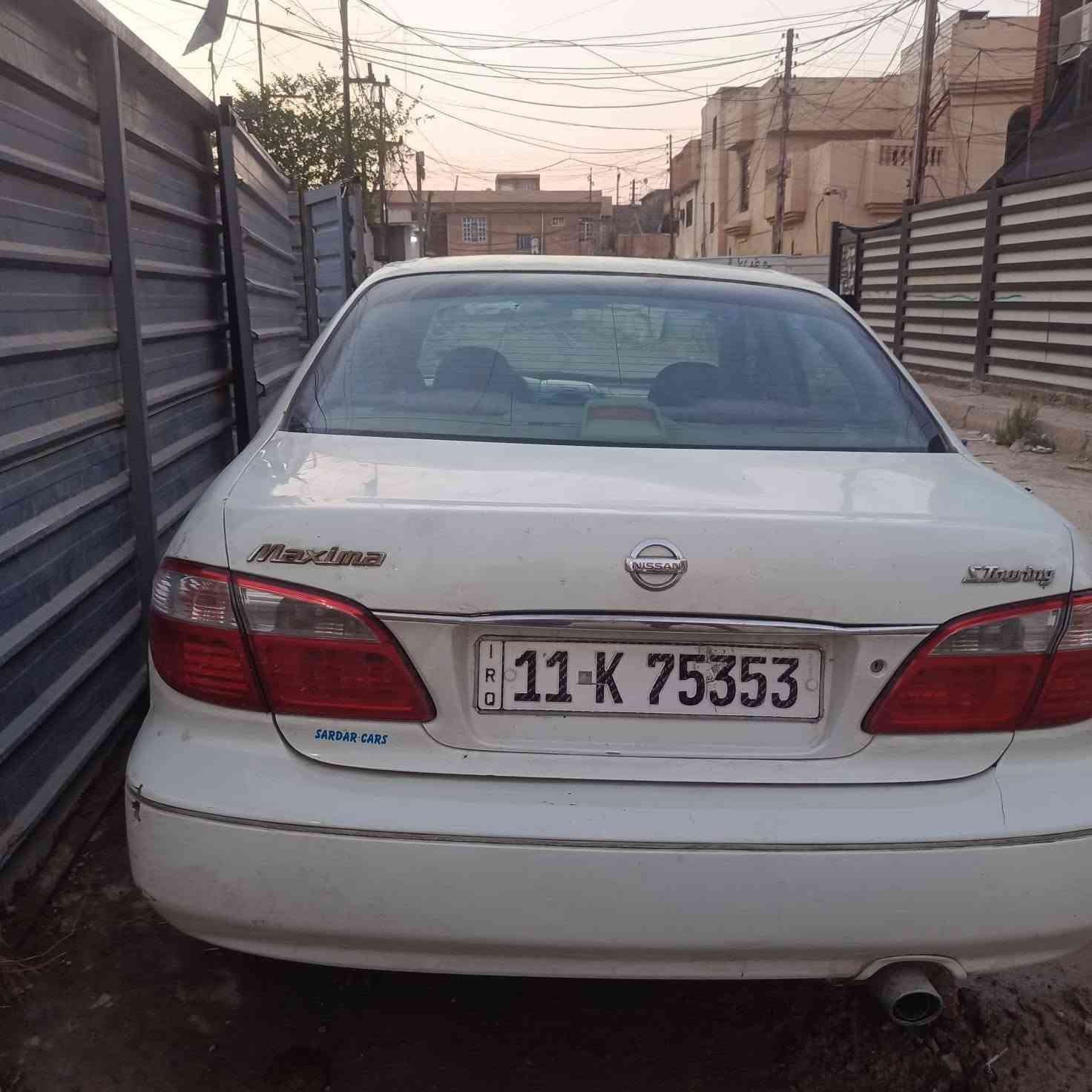 نيسان Maxima 2003 محرك خير من الله مبدل بس بنيد بيها  وابيعها كير كايم باسمي تحويل مباشر  سنوية 2029
سعرها 60 وبيها مجال للشراي مكاني البياع الرسالة  
واتساب ***********
