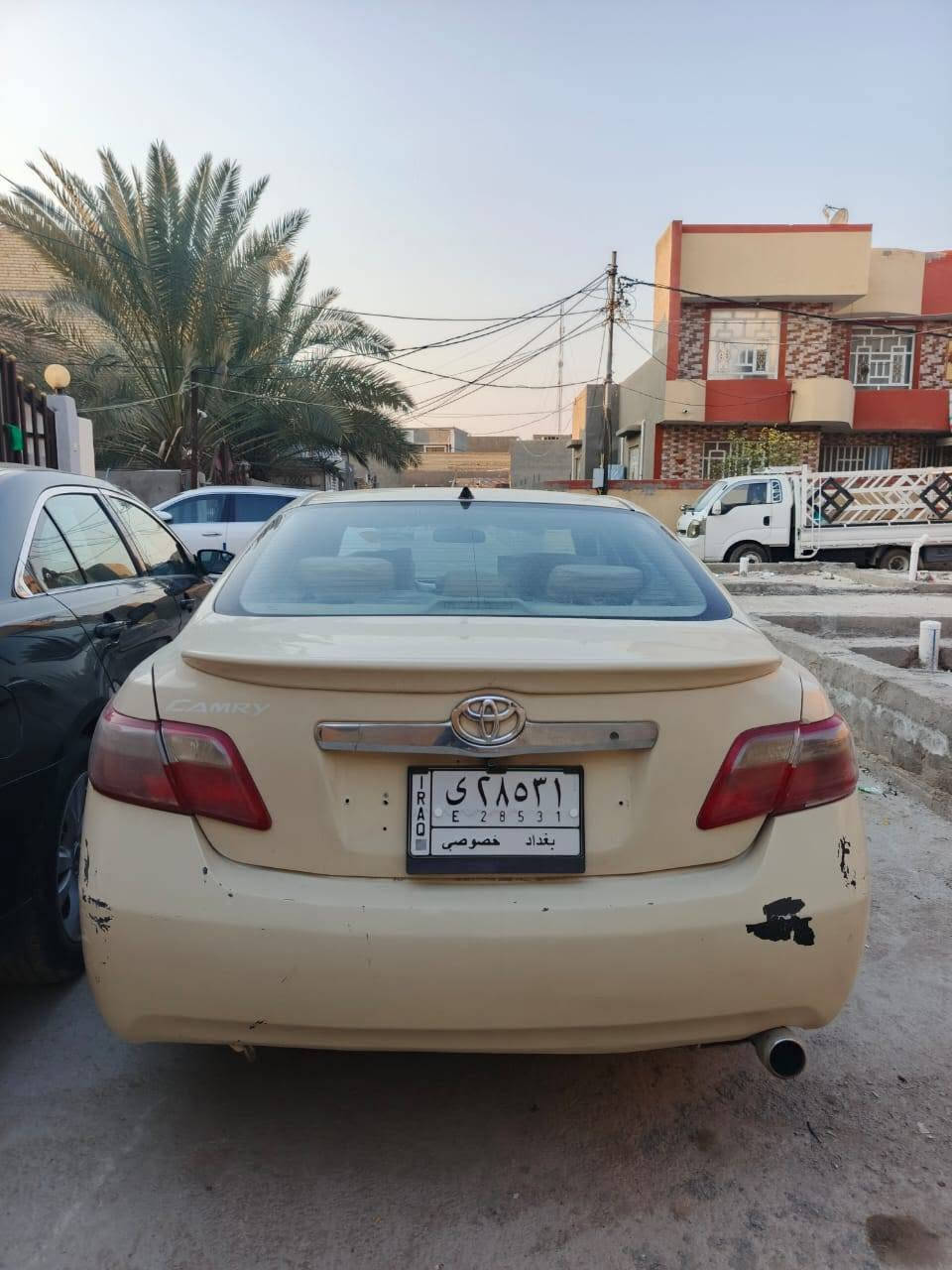 كامري سبعه للبيع تكسي دبي مصبوغه عام للبيع رقم بغداد ضررها الجاملغ الخلفي فقط السعر ٧٠ ورقه ومجال موجود ت ***********. علما هي الآن خصوصي بغداد
