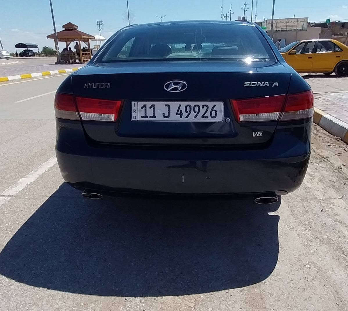 السلام عليكم ورحمة الله وبركاته سوناتا مديل 2006 شهر 11 ستة سلندر 3300 وارد امريكي حادث خشم الجاملق بيها منضومة غاز مصبوقة عام الجمالية رقم بغداد بسمي السعر 85 وبيها مجال ترهم مراوس ب سوناتا اربعة  سلندر او لنترة***********

