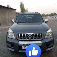 للبيع سيارة برادو 2008 فئة VX حادثهه جاملغ ايمن مع تعمير المثلث الايمن...