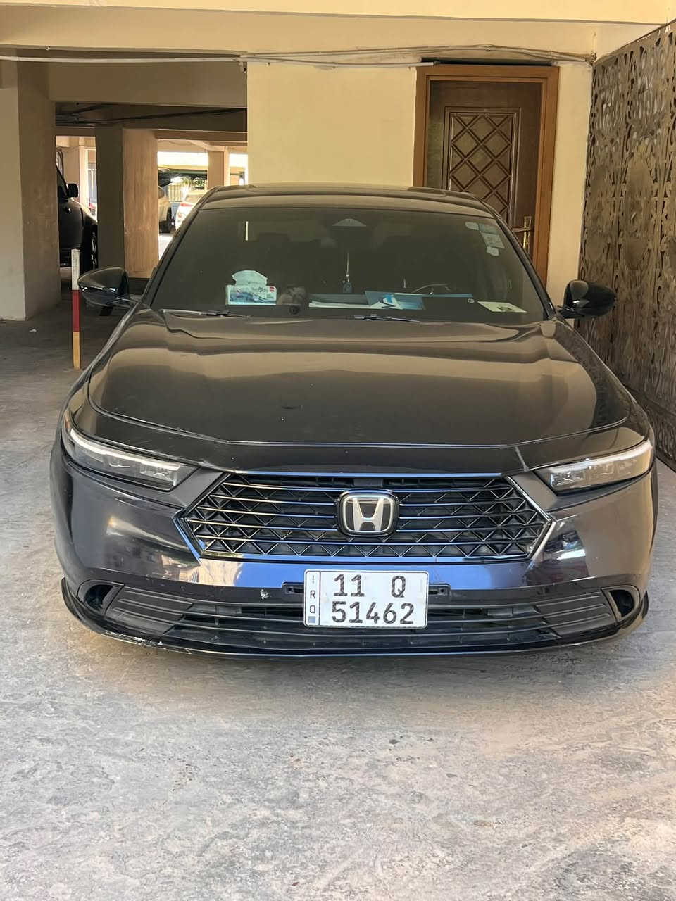 سلام عليكم ..
للبيع هوندا اكورد موديل 23 رقم بغداد دولي  السيارة فول. هايبرد    السيارة كلش نظيفه  ماشيه 60 كم  حادثها من امريكا. ربع الشاصي ومسحوب   بيها صبغ بني. اكثر من نصه  وقطع وحده كلير من امريكا.   كلشي بيها شغال وممتاز. فقط التبريد  ميشتغل. مااعرف شنو السبب  اذا شغله سهله عليه تصليح.   السعر 158   موقع السيارة بغداد مجمع الايادي  للاستفسار ***********

نص مكتوب في الصور:
- اكاديمية ومربط المشهر للفروسية بغداد, Iraq