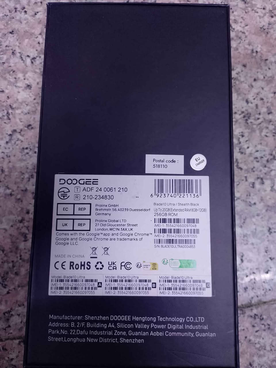 DOOGEE Blade10 Ultra • ٢٥٦جيجا • مقاوم IP68