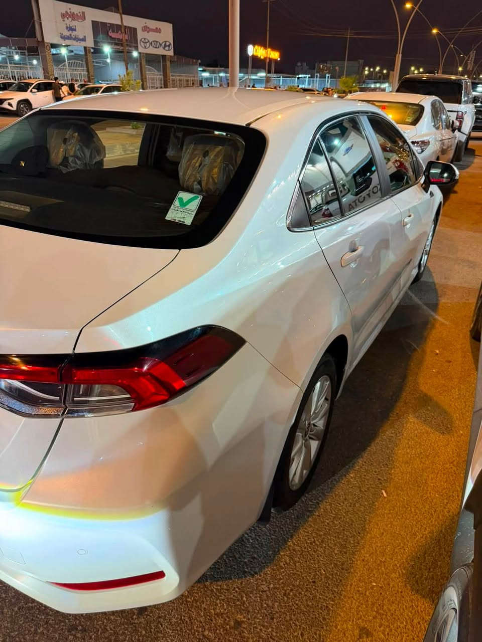 تويوتا كورلا 2024
ساز
بانزين 
مكفوله من الصبغ والبارد 
ماشيه 100 الف 
نضيفه على وضع الشركه 
السعر 185 وبيه مجال بسيط 
رقم الهاتف ***********
