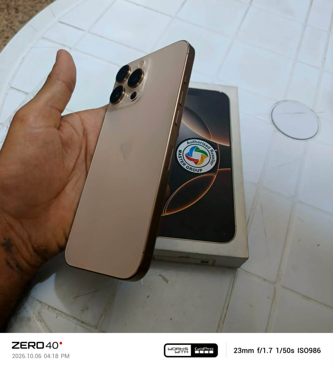 آيفون ١٦ برو ماكس • ٢٥٦ • بطارية ٨٩٪