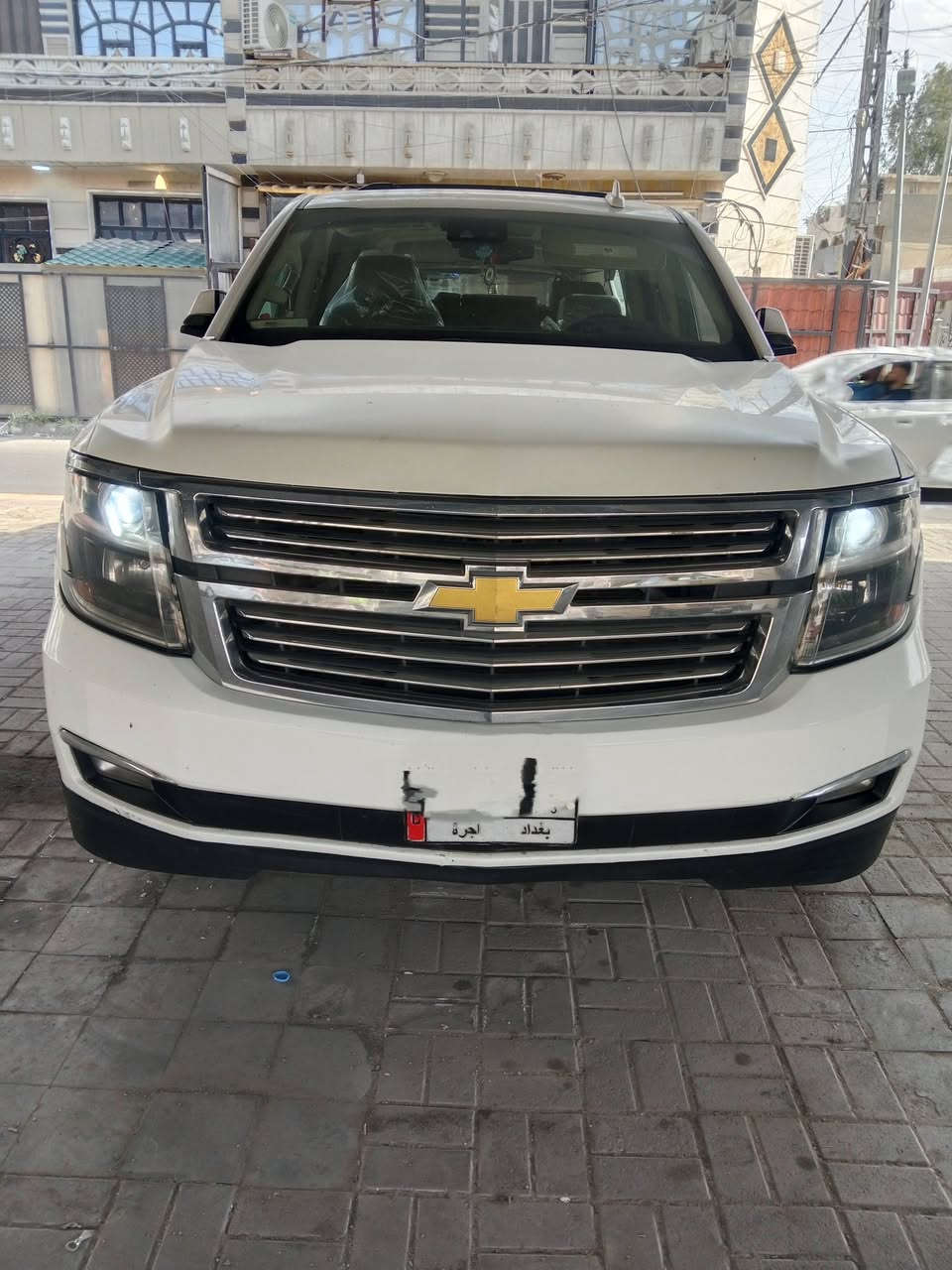 السلام عليكم
تاهو سوبربان ٢٠١٨  رقم بغداد اجرة تحويل ثاني يوم بيهة خط بغداد اربيل ومن اربيل مكتب سيد مضفر ابيع مع الخط اوبدون خط السيارة كير ومكينة واكسل وتورباين وتخم  تاير وصدر  كفالة وجاهزة وابيع شرط الفحص  بيهة ضعف بالتبريد يحتاجلهة وجه كمبريسر فقط عارضهة ٢٧٠ وبيهة مجال الشراي يتصل خاص ماجاوب مكاني بغداد ***********  ومقدمآ بل عافية عل ياخذهة
