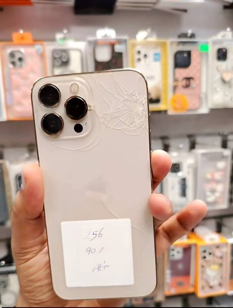 آيفون ١٣ برو ماكس • ٥١٢ جيجا • ظهر مكسور