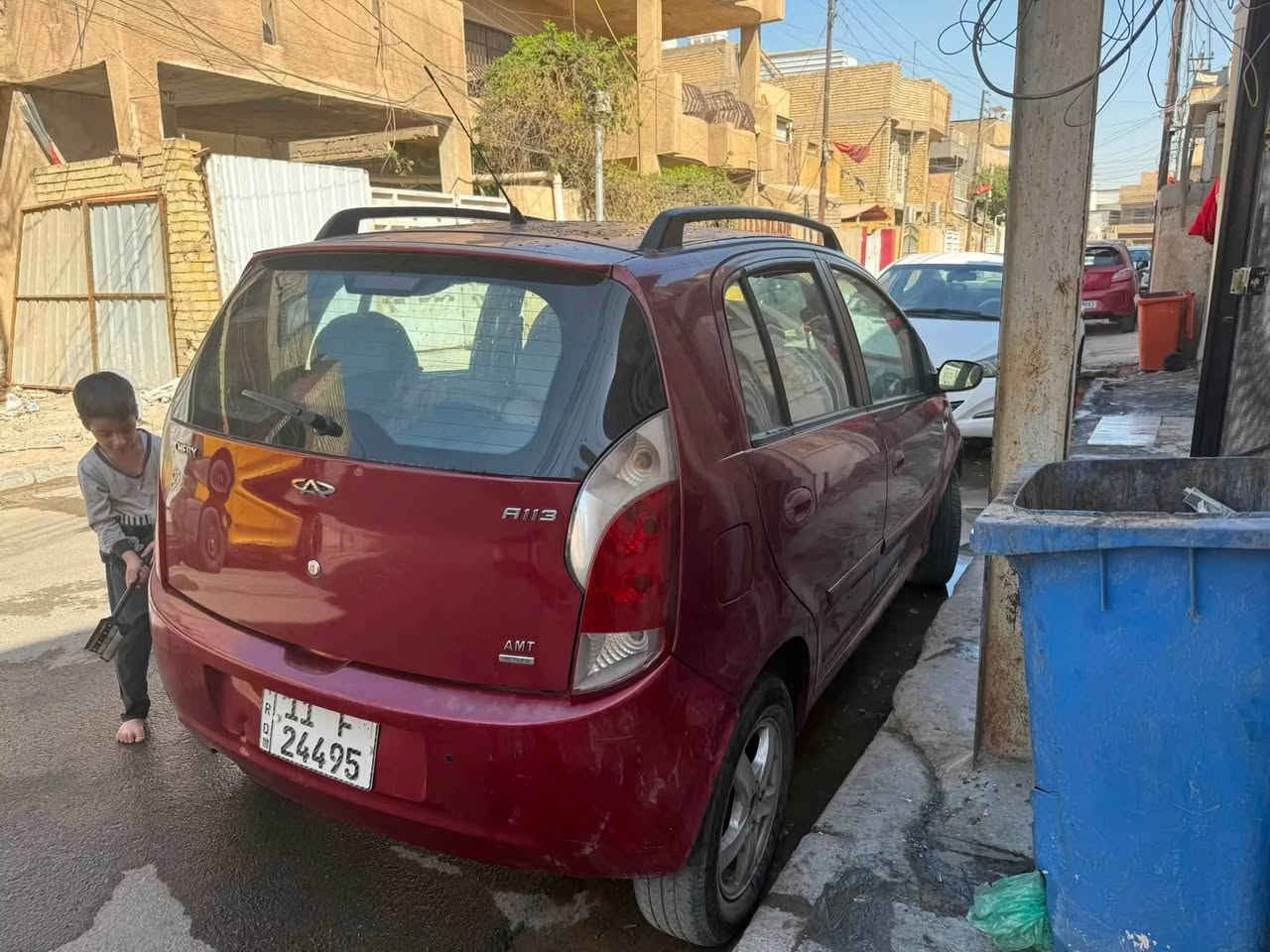 السلام عليكم شيري a1 2013 بغداد رقم انكليزي مكينة ع البلاد مكفولة من الحوادث كلشي بيها شغال نظيفة مال بيت تبريد ثلج محرك خير من الله السعر ٣٣ وبيها مجال بسيط وغرامات تنزل من السعر للأتصال ***********
