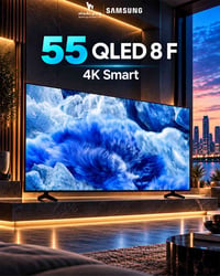 سامسونج 55 • QLED 4K • ريموت ناطق