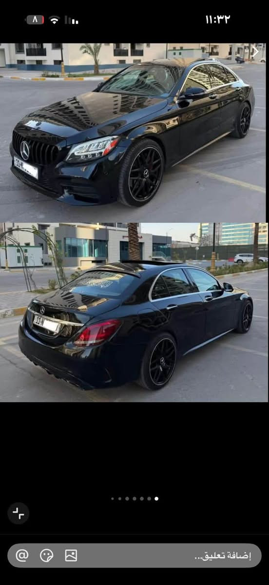 مرسيدس c300 2019 AMG 
فول مواصفات طلب خاص 
١ .دخول بدون مفتاح 
٢.اللايت ثمن عدسات 
٣.لد نهاري 
١. لد خلفي Led 
٥.ويل AMG الأصلي 
١. رادار امامي 
٢. ⁠رادار خلفي 
٣. ⁠كامرة خلفية 
٤. ⁠تحكمات استيرت 
٥. ⁠مقاعد تدفئة 
٦. ⁠مقعد السائق خزن ميموري 
٧. ⁠إستيرين كهرباء 
٨. ⁠فتحة بنورامية دبل فتحة 
٩. ⁠فتحات تبريد خلفية 
١٠. ⁠صندوق كهربائي 
١١. ⁠شاشة وسطية كبيرة 
١٢. ⁠اوتو ستارت 
١٣. ⁠ماوس تحكم في الشاشات 
١٤. ⁠مانع تزحلق 
١٥. ⁠محرك 2500 تون توربو 
١٦. ⁠قدرة حصانية 280 حصان 
١٧. ⁠هاندبريك كهربائي 
١٨. ⁠كير عشر نمر 
١٩. ناقل حركة أوتوماتيكي تعليق 
٢٠. ⁠الحادث خلفي فقط دعامية خلفية و الصندوق فقط١٩٠ وبيه مجال!!الاتصال ع الرقم *********** والثاني ‪+964 771 412 4299‬
