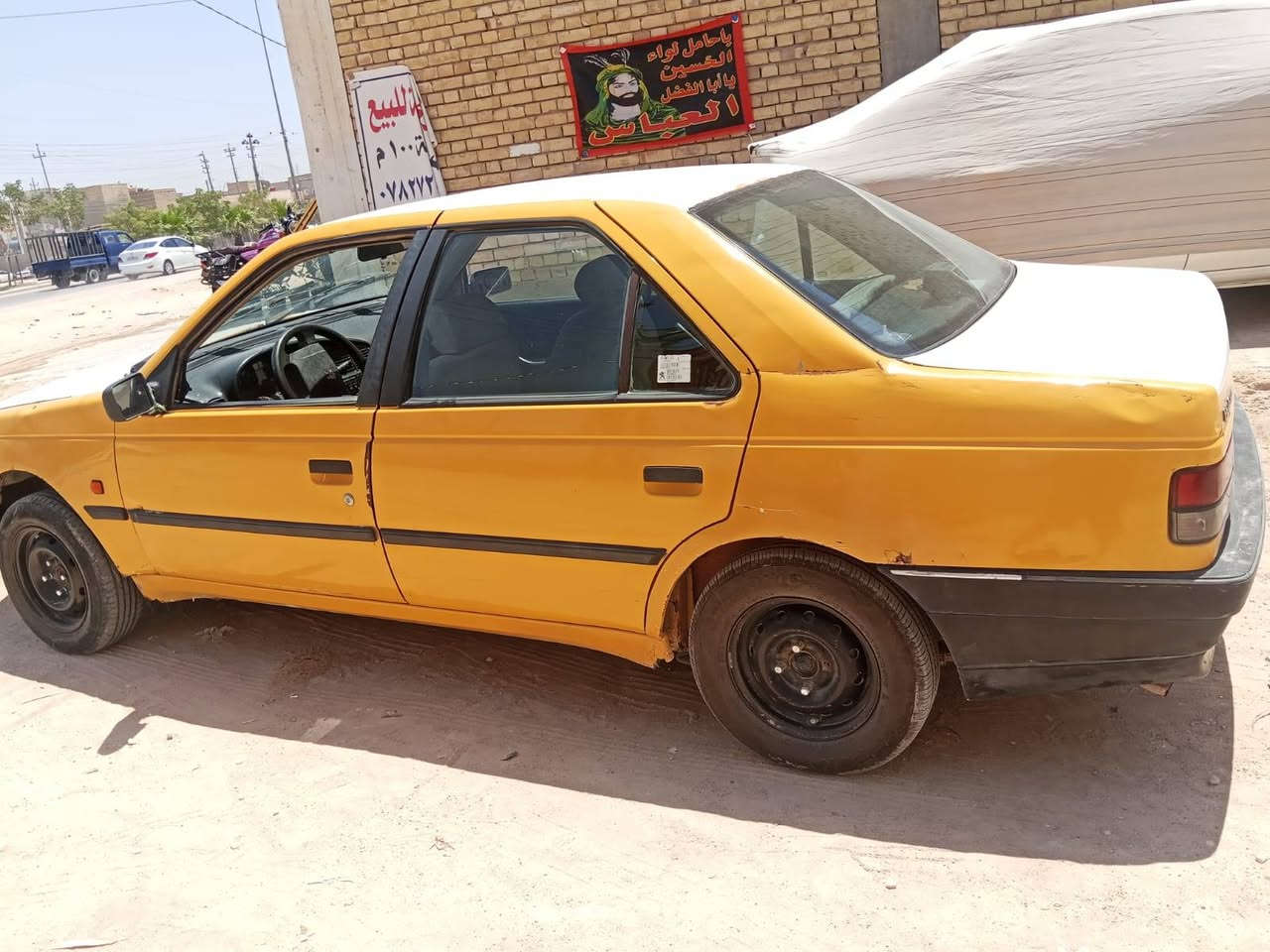 سلام عليكم بيجو روه مال خبزه سياره مكينه كلش حلوه رعيه موجود  اصوليه السعر 14 وبيه مجال مكاني نجف شارع المجمعات *********** واني بل خدمه رقم بغداد
