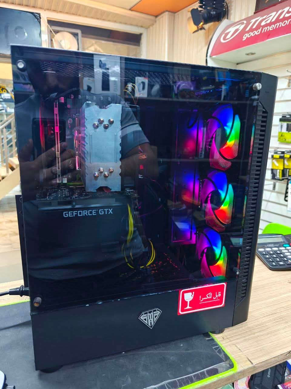 CPU XEON E5 V2 6CORE
RAM 2*16GB DDR3 NEW
SSD 512GB NEW
GPU GTX 1650 4GB PNY
PSU AIGO 500W+80 NEW
CASE RGB 4FAN GAMING
CPU COOLER TAWER NEW
للتواصل ***********
290,000
