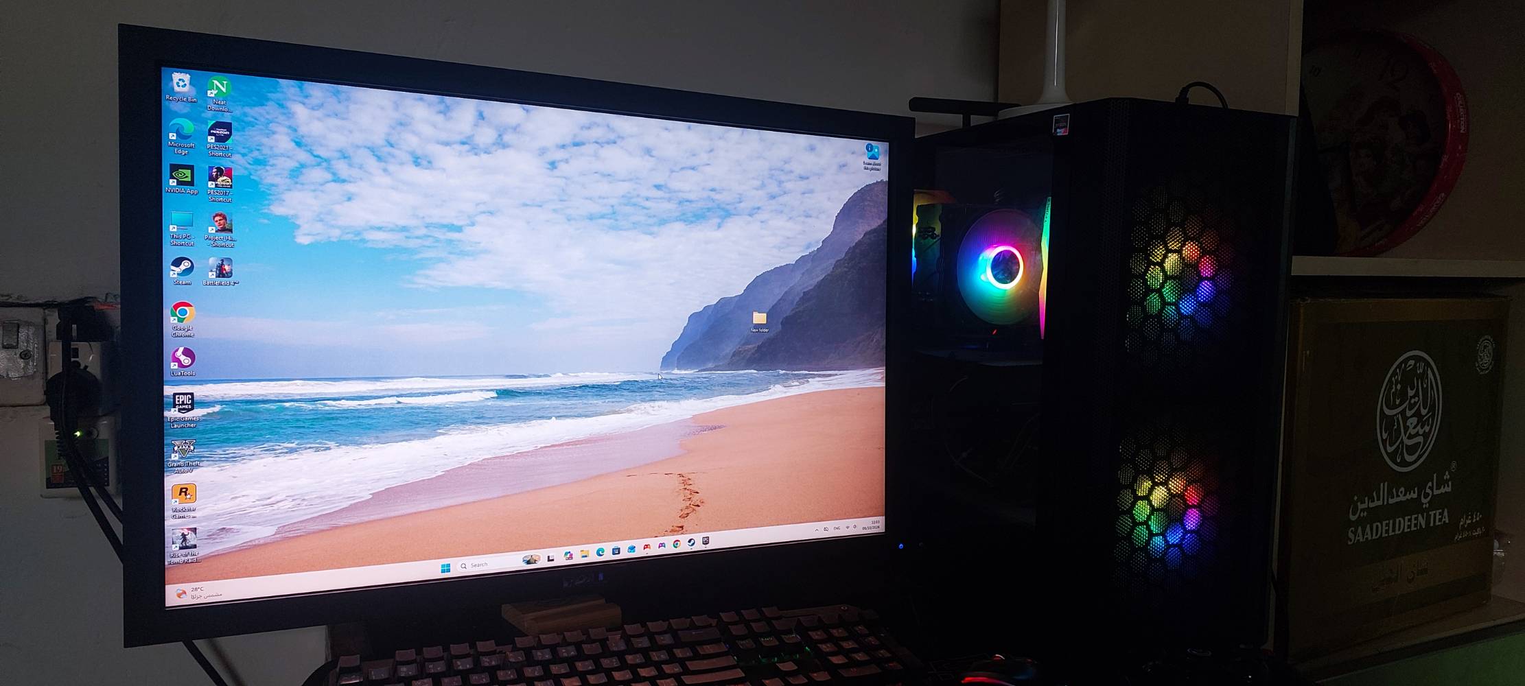 رايزن 5 5500 • GTX 1660 6جيجا • 16جيجا DDR4