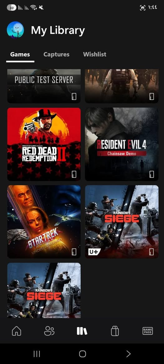 سلام عليكم حساب xbox للبيع الالعاب المملوكة 

Red dead redemption 2 online 
Injustice 2
Far cry 4 
Battlefield v
Mortal kompat x 
Mortal kombat 11
Alan wake 
Assasins creed blck flag 
Assasins cred syndcate 
Batman  
Bound by flame 
Dead island

نص مكتوب في الصور:
- ١:٤٣ My Library Games Captures Wishlist 23 of 24 games XBOX 360 ALAN WAKE'S AMERICAN NIGHTMARE ASSASSIN'S CREED SYNDICATE 60 FPS UPDATE U+ BATMAN ARKHAM KNIGHT GAME PASS BATTLEFIELD V EA BOUND BY FLAME XBOX 360 CALL DUTY MW MODERN WARFARE II GAME PASS
- My Library
- Games
- Captures
- Wishlist
- PUBLIC TEST SERVER
- RED DEAD REDEMPTION II
- RESIDENT EVIL 4
- Chainsaw Demo
- STAR TREK ONLINE UNDISCOVERED
- RAINBOW 6 SIEGE
- U+
- GAME PASS
- My Library Games Captures Wishlist MAFIA III DEMO MORTAL KOMBAT 11 MORTAL KOMBAT X NEVERWINTER MONOLITHS OF MADNESS PUBG PUBLIC TEST SERVER PUBG BATTLEGROUNDS GAME PASS
- My Library Games Captures Wishlist DEAD ISLAND DEFINITIVE EDITION FARCRY 4 DEMO U+ HELLO ENGINEER INJUSTICE 2 LITTLE NIGHTMARES III GAME PASS