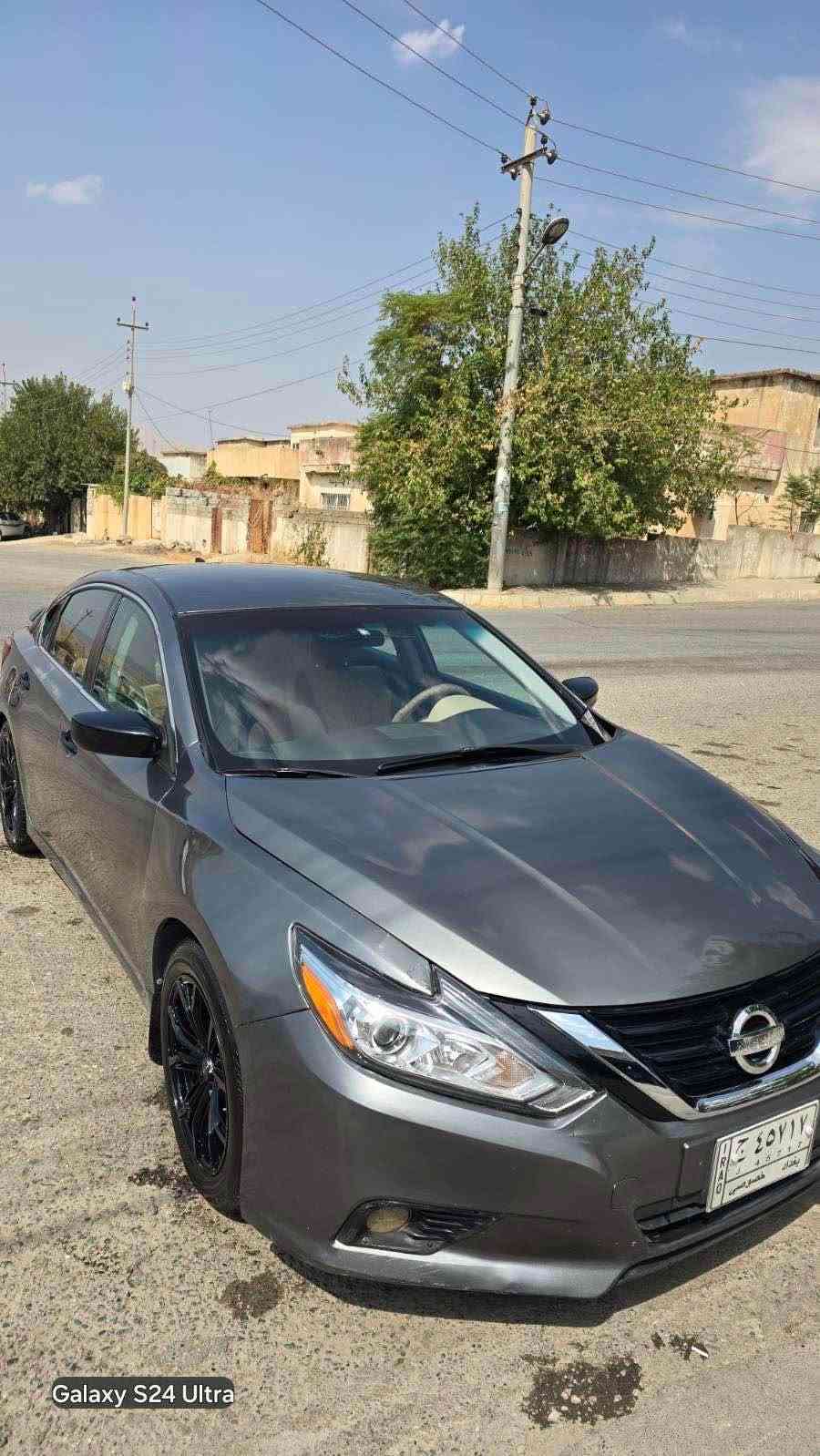Nissan altima 2017S
نیسان ئەڵتیما 2017 كۆد كراو براوە
سەیارەکە زۆر جوان و پاکە گیر مەکینە کارەبای بەشەرت 
 رۆنی گیرمه‌كینه‌  تازه‌ گۆراوه‌  
ناو زورد  شاشه‌وئایپات
 كامل جایز كراو 
چوار تای لۆك 
مه‌كینه‌ی نه‌كراوه‌ته‌وه‌
 بی جالو  شوخت
 
شانسی بەتانە سەرە دەبل بە شەرت 
پێش و پشتی کەپسە سەیارەکە زۆر جوانە هەموو شتیک بەشەرت 
 سعری   خوار بازار ٥٤ گه‌لا
فایبەر وتس ئەپ   قه‌رزو قیستم نیه‌ گۆرینه‌وه‌ ناكه‌م *********** 
شوین قه‌زای دووكان السليمانية, العراق

نص مكتوب في الصور:
- Galaxy S24 Ultra