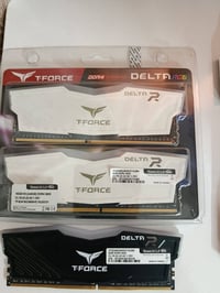 Ram T-Force Delta RGB DDR4 3600 CL18 24G 3 قطع سعرهن 210 الف للتواصل  ...