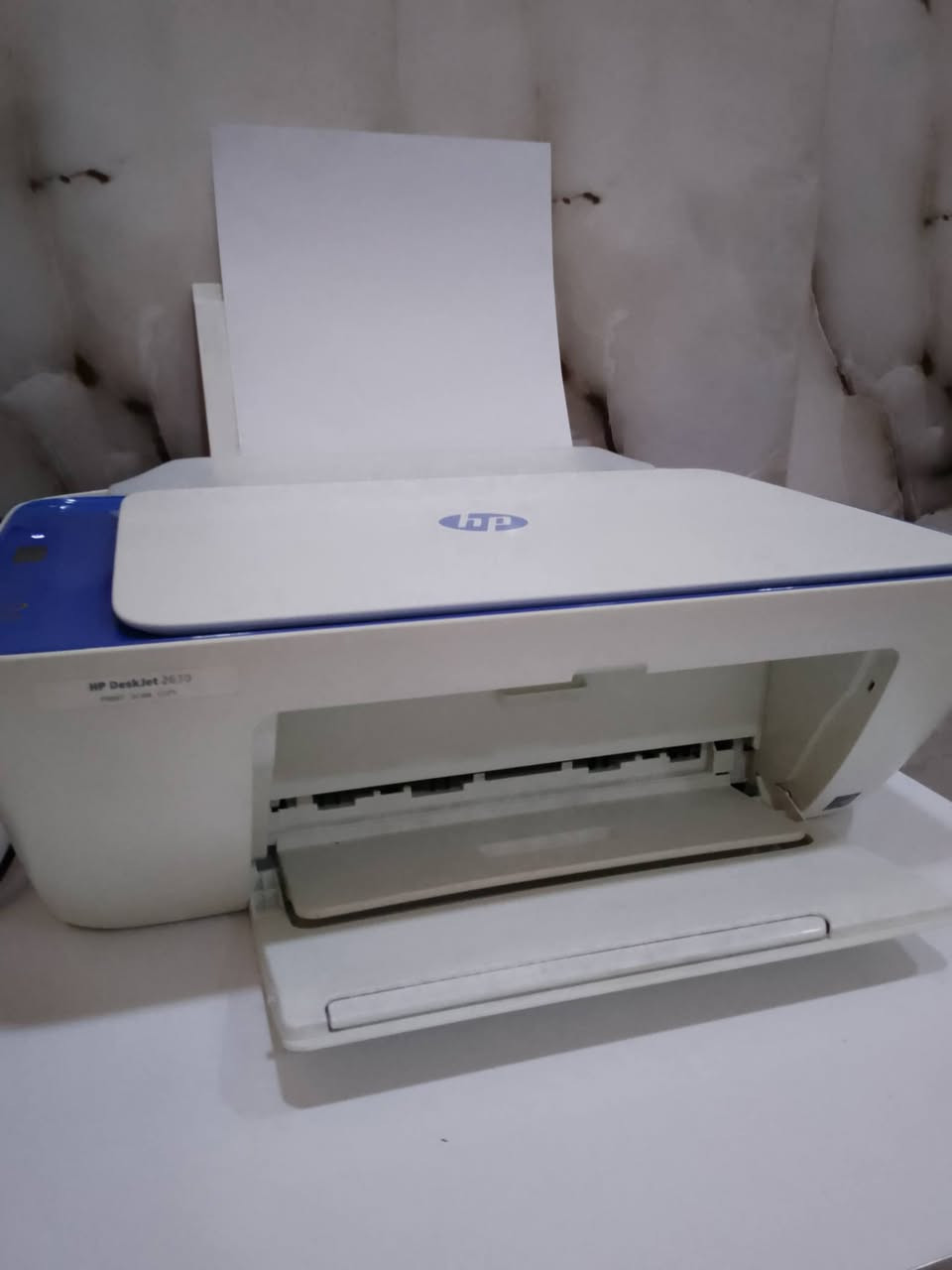 سلام عليكم طابعه hp
كامل مواصفات تربط عله التلفون وتطبع حته صور 
وتطبع ملون وعادي فقط تحتاج حبر 📍
العلوان البصره القبله شارع حي القائم 
رقم الهاتف:***********
سعر (100)وببه مجاال
