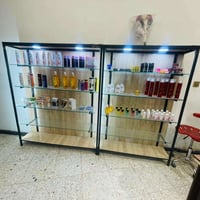 فاترينات ورفوف جام • قياس ١٧٠×١٢٠ • جدد