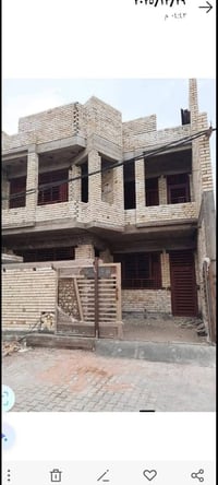 الدار للبيع هيكل مساحة 200 وجهة 9 نزال 22 بناء درجة اولى فول عنوان الش...
