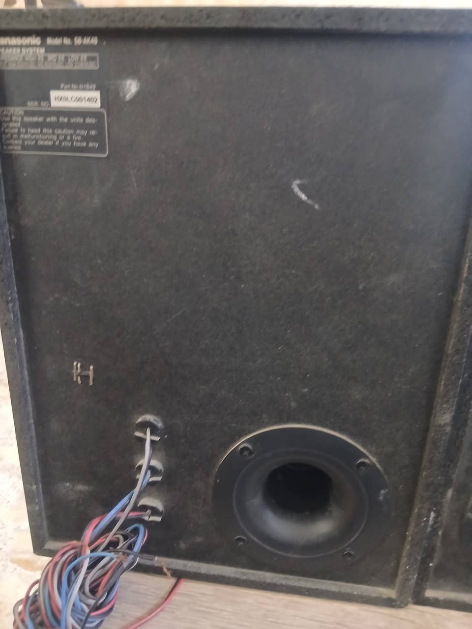سماعات سستم بني سونك موديل Ak48. سماعه ومدرج وتويتر وسبوفر  بلاديات بدون تصليح سعر ٥٠ الف قفل تواصل***********
