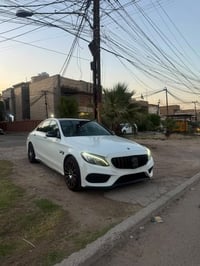 الموديل 2017 AMG نضيفه جداً كلين تايتل فقط  صبغ شبر بل جاملغ الايسر  ا...