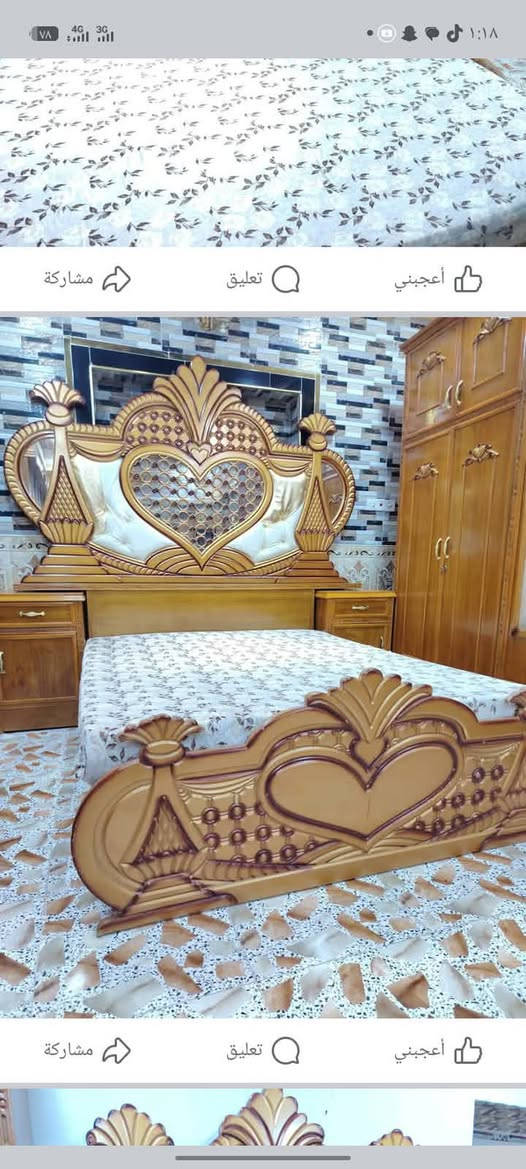 سلام عليكم يوجد غرفه نوم مستخدمه شي قليل العنوان الكرابله الاستفسار ***********
