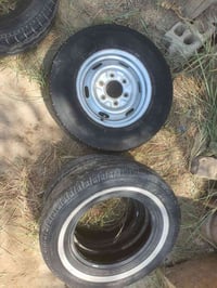 195R14 • تايرات نص عمر • ويل منفوخ