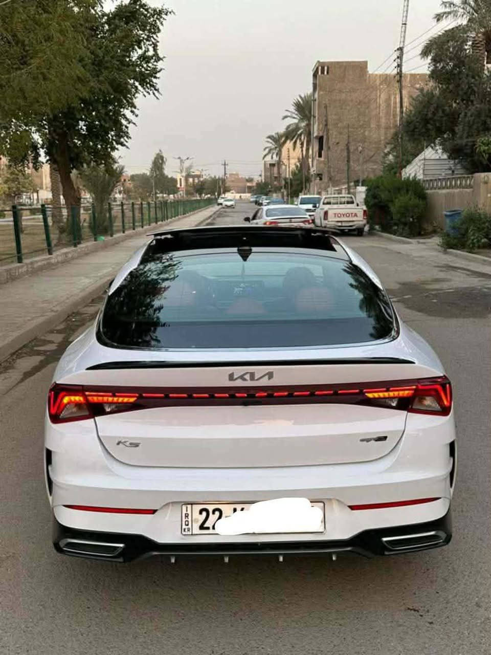 موديل 2022 k5
لون ابيض بانوراما  فول مواصفات

 ماشيه 73

رقم رقم اربيل بسمي تحويل ثاني يوم 

وارد امريكي 

جيتي لاين Gt-line

محرك 1600 تيربو

كشنات جلد احمر 

رادارات توقف ذاتي نقطة عمياء 

شحن لاسلكي 

بصمة تشغيل 

4 انظمة قيادة كشن كهرباء 
شاشه جبيره  مواصفات جيتي لاين المعروفه
حادثه سطحي 
السياره جاهزة وحلوه ماناقصها شي
 ترايه مال زيرو 
مكان حله 
سعر 173

***********
