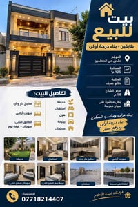 بيت للبيع • ملحق حي المعلمين • ١٢٥م