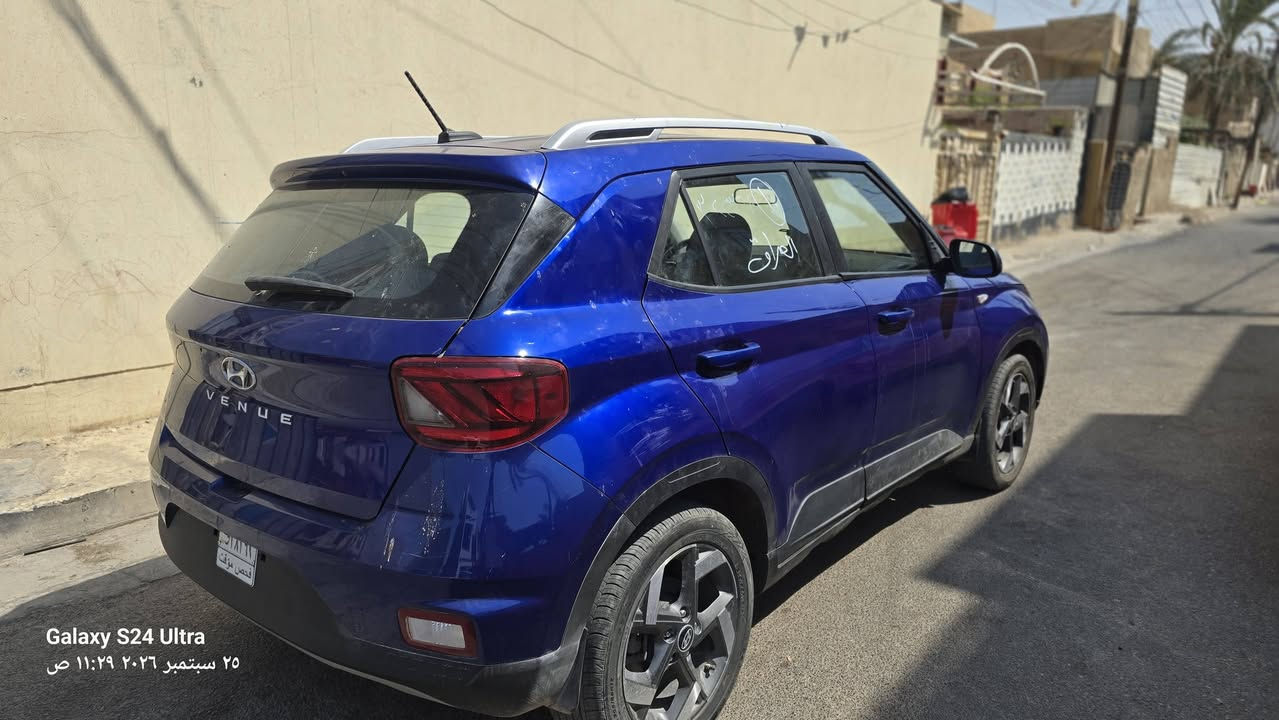 هونداي فينو 2024 فول موصفات وارد أمريكي 
شاشه وكامره حساس امامية خلفي رادار توقف ذاتي  فتحه 
مكينه 1600 دبل نوزل  سياره بيها تبديل ثلاث قطع  وصبغ نص قطعه كير مكينة مكفولات تبريد شغال شواصي لغود  مكفولات بجم كبس
115 بيها مجال 
 مكانها بغداد
***********
***********

نص مكتوب في الصور:
- Galaxy S24 Ultra
- ٢٧ سبتمبر ٢٠٢٦ ٦:٥١ ص
