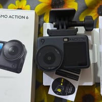 كامرة DJI OSMO ACTION 6 4K كاملة مفتوحة فقط من كارتون على كيد تجربة  ا...