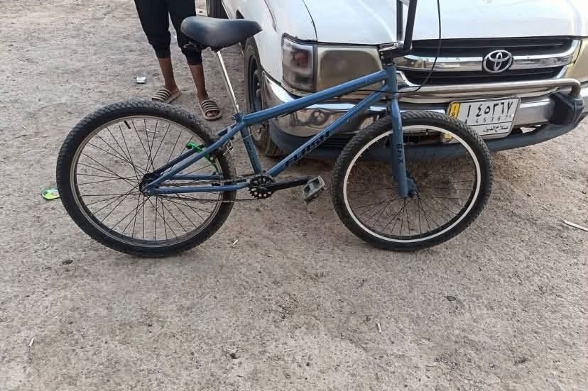 السلام عليكم بايسكل BMX اخو جديد مستعمل شهر فقط بايسكل درجه اولى شركه الامانيه السعر 80 وبي مجال ومستعجل على بيعته 
العنوان صلاح الدين تكريت 
الرقم ***********

