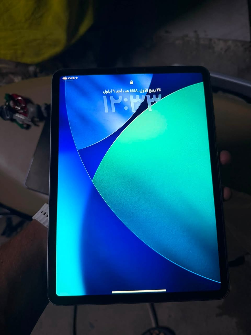 سلام عليكم
iPad Pro ‏(11 بوصة) (الجيل الرابع)
معالج M2

ذاكره 256

بطاريه٨٦ 

ملاحظة:بي فطر صغير حال ما مبين ولا مئثر على المس 

السعر :700 وبي مجال 
 
سكن بغداد تاجي

***********
