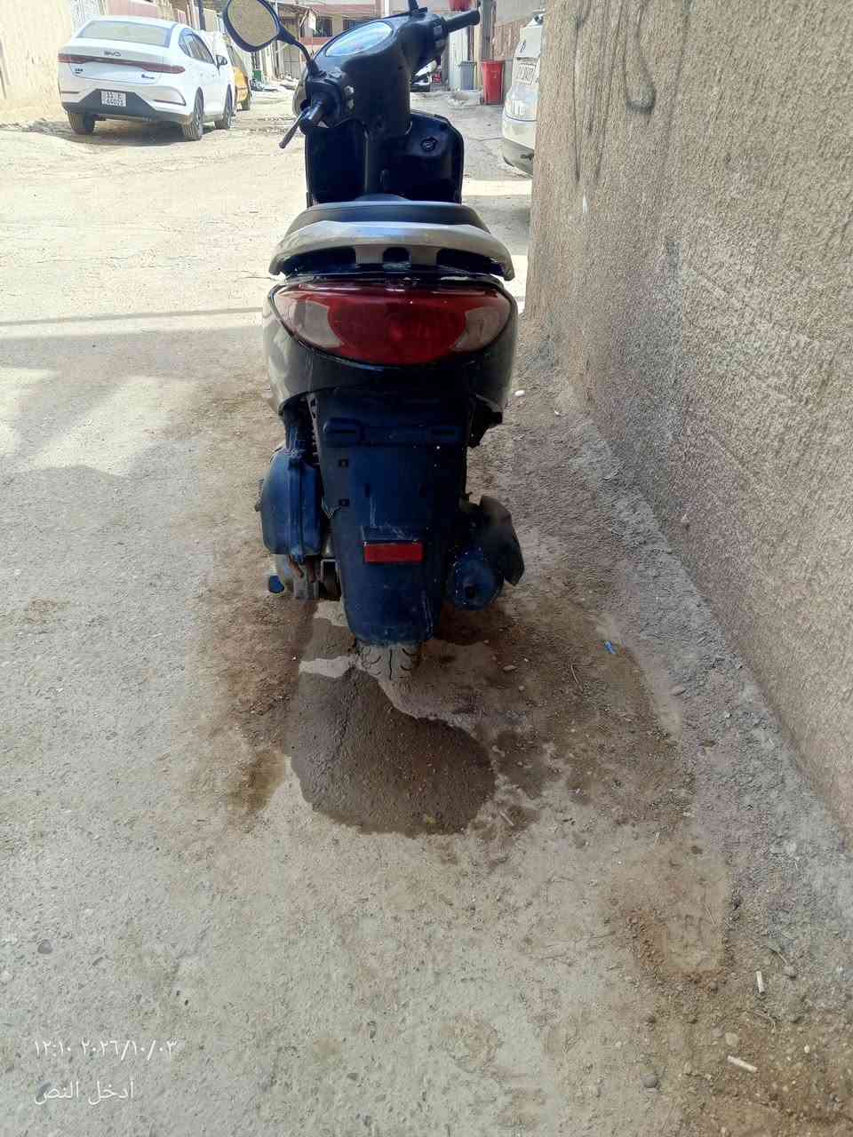بسبب الوعود الكاذبه 
اعادة النشر دراجه بريز كابريتر خير من الله 
بدلت دهن شويه طلعت دخانه فقط ممفتوح بيها كلشي دسك امامي نكره بكل وقت 
السعر 650بيها مجال قليل 
متواجد واتساب 
العنوان سيطره الشعب القديمه منطقه السريدات 
***********

نص مكتوب في الصور:
- ١٢:١٠ ٢٠٢٦/١٠/٠٣
- أدخل النص
- ٢٠٢٦/١٠/٠٣