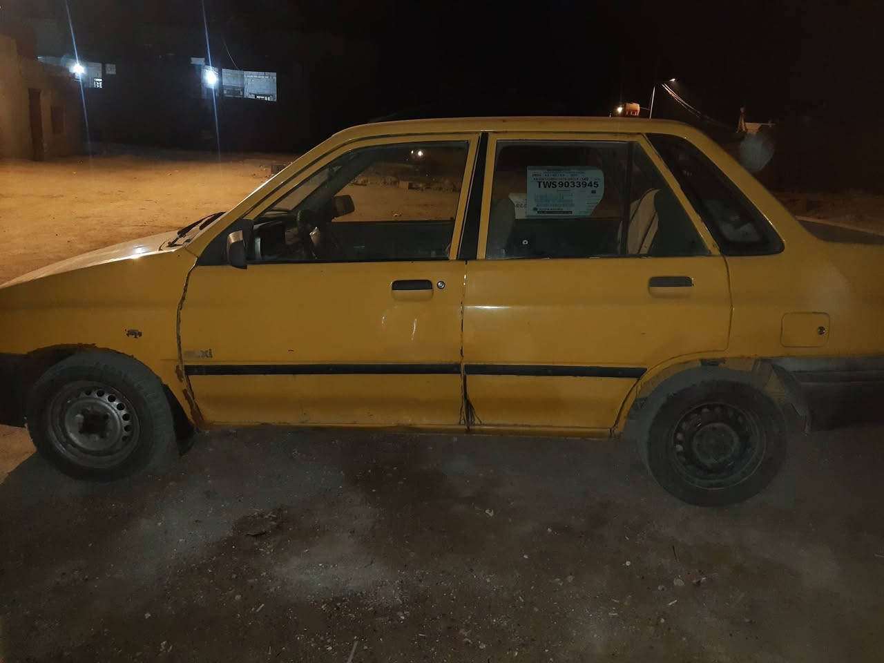 سايبه موديل ٩
السنوية لل٢٧ 
ماعليها شي بس هيئه 
راعيها موجود رقم الماني
خياسات شلع قلع مابيها 
السياره ابلاد لاضربه لاصبغ 
كهربائيات ١٠٠%
الكير بس الواحد شغله ٥٠ الف يرجع 
وبيها جبنه فقط
شرط الفحص والباقي شوف العين
السعر ١٨ وبيها مجال للطيبين 
*********** 
للاستفسار
