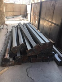 حديد بوري مربع • سمك ٤ملم • طول ٢٧٥