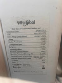 اخواني الاعزاء سبلت Whirlpool طن ونص اصلي امانة الله ورسوله تبريده ثلج...