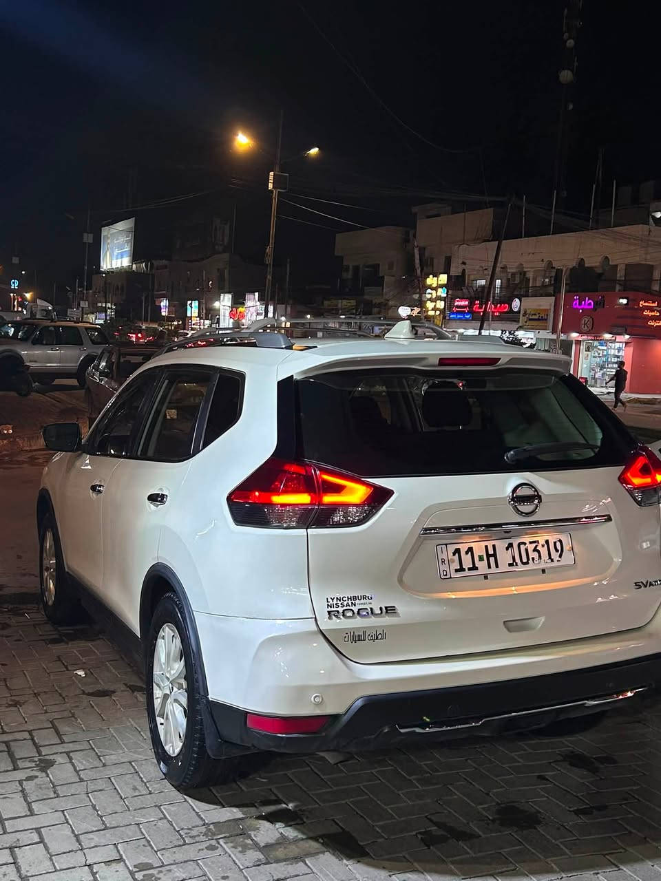 السلام عليكم
نيسان روج2020 
SV AWD 
تحكم سترين 
دفع رباعي 
تدفئة وتبريد كشنات 
شاشه الستندر و ابل كار بلاي 
صندوك كهرباء 
بصمة تشغيل عن بعد 
رادار امامي وحساسات امامي خلفي
وبعد هوايه مواصفات 
قطعه وحدة فقط جاملغ امامي مصبوغ بدون لغود بدون شواصي 
محرك ٤ سلندر ٢٥٠٠ تنفس طبيعي
رايدها ب ١٧٥ 
رقم بغداد باسمي تحويل مباشر 
مكاني بغداد العامرية

***********

