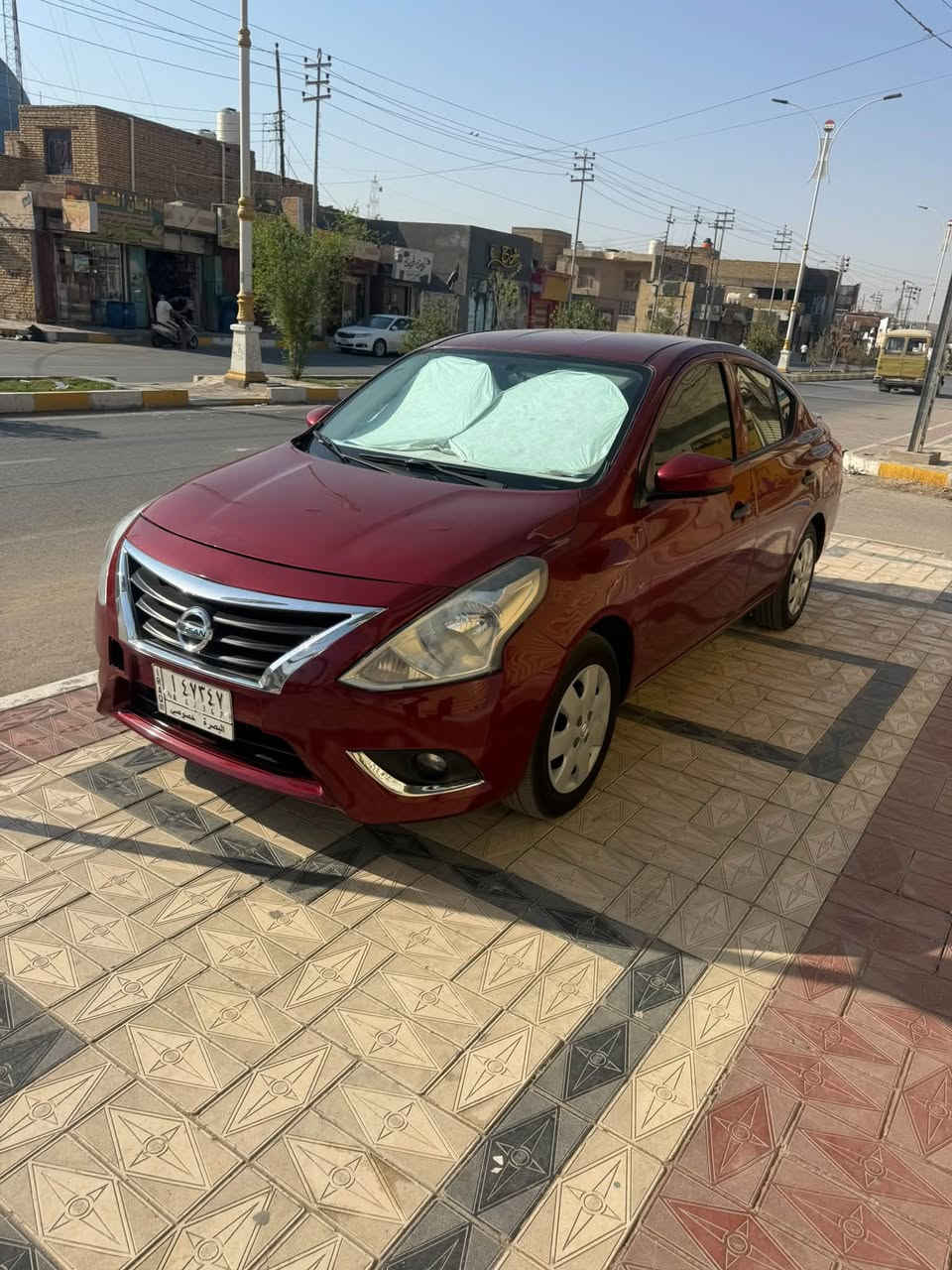 سلام عليكم للبيع نيسان فيرسا مديل 19 حره رقم بصره تحويل ثاني يوم سياره بدون تبديل صبغ مقدمه الجاملغ شواصي لغد مكفوله مكينه كير تبريد كفاله +تخم تاير +باتري جدد وحداديه جديده سياره جاهزه الف ماذب عليها مكينه 1600 صور الحادث بالمنشور 
سعر89وبيها مجال بسيط 
مكاني ناصريه مركز 

***********
