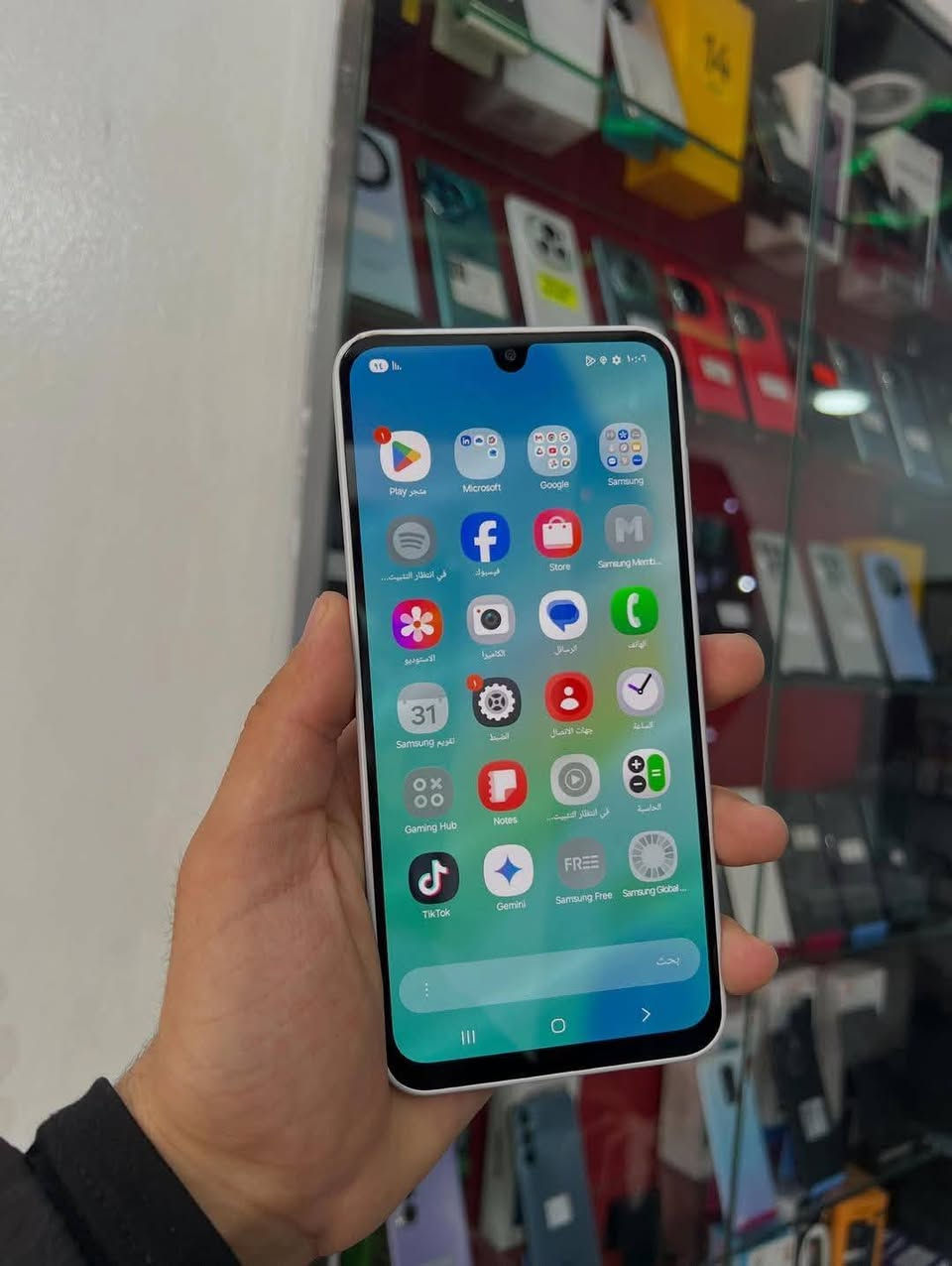 للبيع سامسونك A16جهاز نضافه فول بدون ملحقات
💾 التخزين: 128GB
🧠 الرام: 4GB
🔋 البطارية: 5000mAh
⚡ الشحن: 25W
📱 الشاشة: 6.7" Super AMOLED
📸 الكاميرا الرئيسية: 50MP. السعر 190وبيه مجال. ***********
