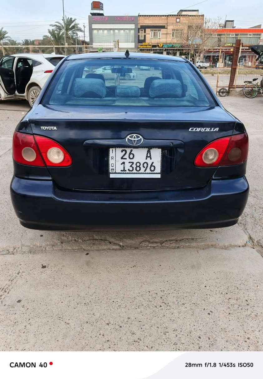 السلام عليكم
للبيع كورله موديل 2007 بيه صبغ احزام يعني صبغ جماليه شرط كير ومحرك شرط لاتنقيص ولاتبخير 
تخم تاير + صدر امامي وخلفي + كير اوتو + جام اوتو السياره حلوه وجاهزه مابيه نقص 
السياره رقم صلاح الدين الجديد  اب اسمي يعني شرط التحويل 
السعر 75 وبيه مجال للشراي 
الاستفسار ***********
