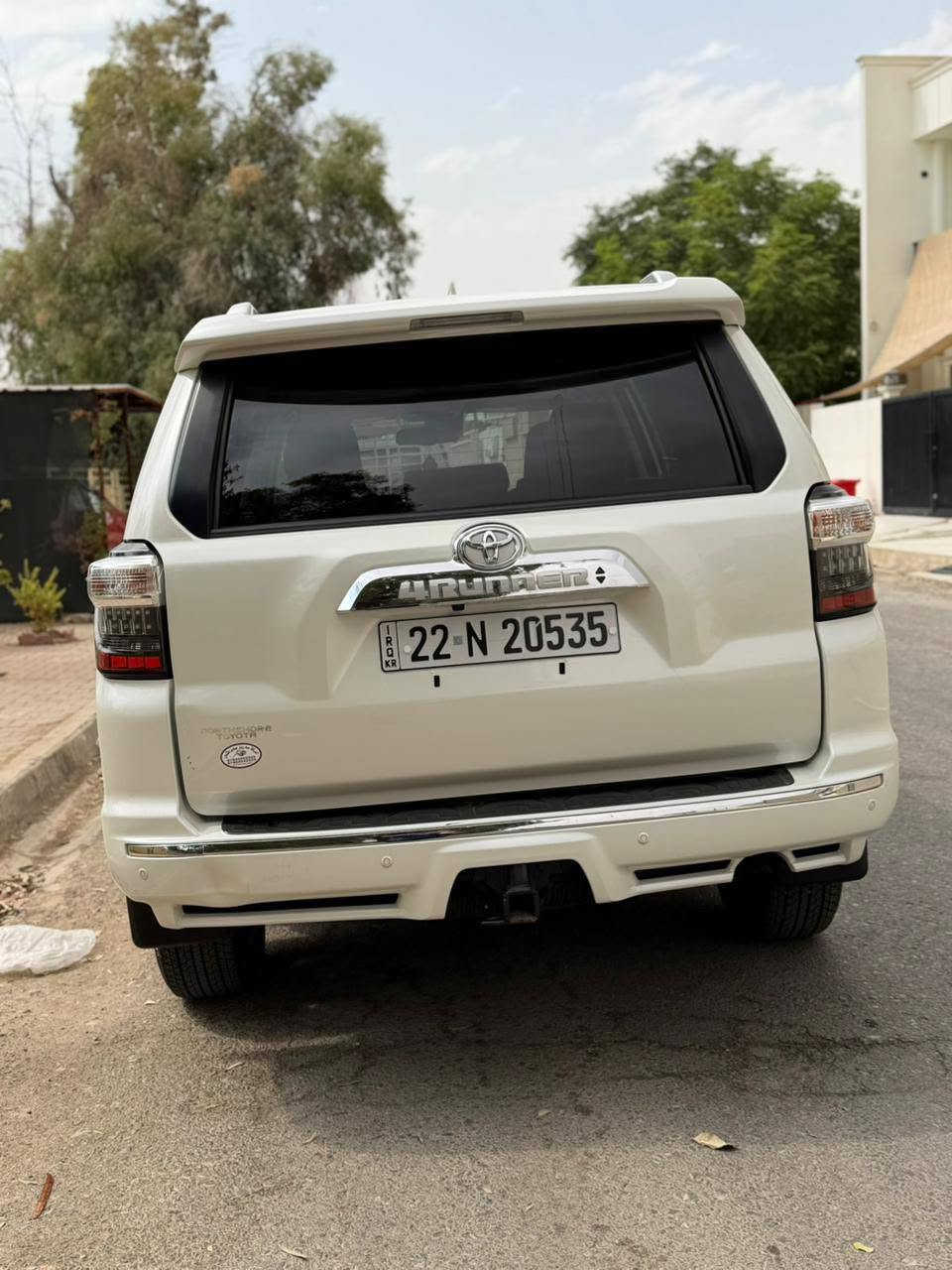 تيوتا فور رنر موديل 2023
مواصفات لمتد 
فتحه سقف
تشغيل بصمه 
كامرات محيطيه 
ويل كاب 5
السياره حادثه جاملغ ايمن وبنيد 
السعر 28/500 وبيه مجال 
السياره جديده بمعنه الكلام ماشيه 25 الف 
العنوان كركوك طريق بغداد 
تواصل على الرقم ***********
اوخاص كركوك, العراق

